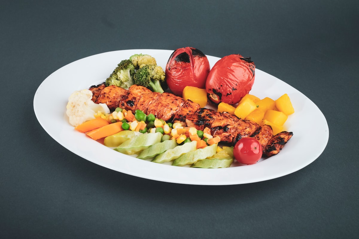 Poisson cuit au four avec herbes